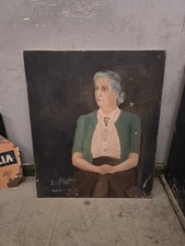 Vintage oil canvas for sale  BROADSTAIRS