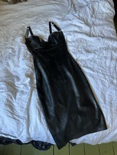 Black latex midi for sale  SHEFFIELD