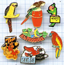 Lot pins birds d'occasion  Expédié en Belgium