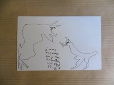 Usado, LOFFREDO Silvio Dessin original Carte voeux 1965 Handsigned Italie Humour Envoi comprar usado  Enviando para Brazil