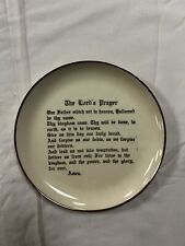 lords prayer plate for sale  Lehighton