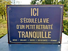 Plaque metal écoule d'occasion  Danjoutin