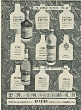 PUBBL. 1939 APEROL APERITIVO OVOS LIQUORE S.ANTONIO BOTTIGLIE BARBIERI PADOVA , usado comprar usado  Enviando para Brazil