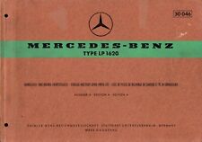 Usado, MERCEDES-BENZ LP1620 ~ 1964 ~ Chassi e carroceria LISTA DE PEÇAS Catálogo Livro 30 046 comprar usado  Enviando para Brazil