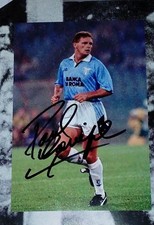 Autografo paul gascoigne usato  Roma