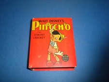 PINÓQUIO E CRÍQUETE JIMINY WALT DISNEY'S - Livro pequeno grande/melhor - 1940 #1435, usado comprar usado  Enviando para Brazil