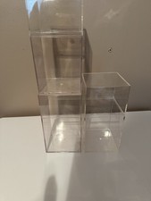 3 vitrines transparentes caixas de acrílico para artesanato colecionável comprar usado  Enviando para Brazil