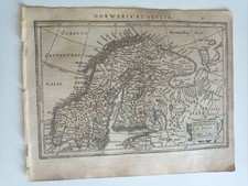 1634 Mercator Hondius: Norvegia et Svecia, Norway Sweden Scandinavia Finland Map comprar usado 1634 Mercator Hondius: Norvegia et Svecia, Norway Sweden Scandinavia Finland Map comprar usado  Enviando para Brazil