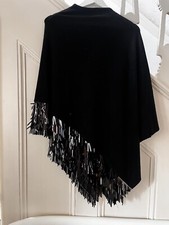 Black fine knit for sale  BARNET