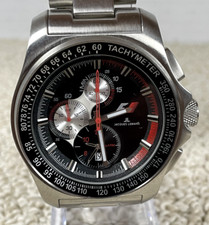 JACQUES LEMANS FÓRMULA 1 GP CRONÓGRAFO DATA ALARME RELÓGIO DE QUARTZO F5015 NOVO NA CAIXA comprar usado  Enviando para Brazil