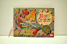 Vintage Japonês Origami Livro Feliz Origami Kit de Arte em Papel com Instruções comprar usado  Enviando para Brazil