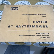 Original hayter lawnmower for sale Original hayter lawnmower for sale  HITCHIN