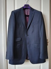 Blue pin striped for sale  MANCHESTER