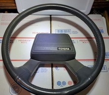 Volante Toyota Pickup Truck 4Runner SR5 84-89 couro cinza fabricante de equipamento original comprar usado  Enviando para Brazil