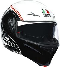 Usado, CASCO MOTO MODULARE AGV COMPACT ST PINLOCK DETROIT WHITE BLACK NERO BIANCO TG XS comprar usado  Enviando para Brazil