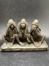 Wise monkeys figurines for sale  CHESSINGTON