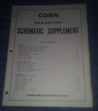 Conn organ schematic for sale  Oswego