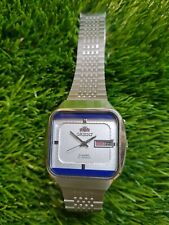 VINTAGE ORIENT CRYSTAL AUTOMÁTIC WATCH 21 JEWELS NEW OLD STOCK 70´S comprar usado  Enviando para Brazil