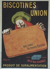 Biscotines union affiche d'occasion  Velleron