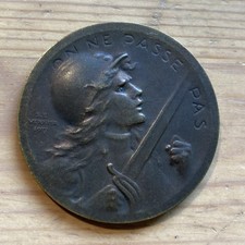 Wwi 1916 bronze for sale  IPSWICH