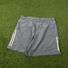 Shorts esportivos masculinos ADIDAS Climacool poliéster cinza grande comprar usado  Enviando para Brazil