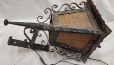 ANTIGUO FAROL DE FORJA PARA EXTERIOR DE PARED, 40 CM comprar usado  Enviando para Brazil