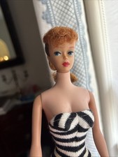 Vintage Barbie #5 Rabo de Cavalo Ruivo Ticiano 1961 Penteado Original Gorduroso Como Está comprar usado  Enviando para Brazil