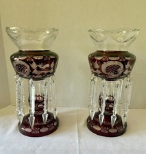 Pair antique bohemian for sale  Kitty Hawk