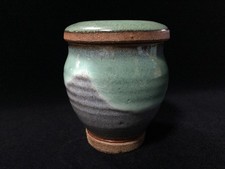 U0266 / Ceramica / Pottiglia Per Condimenti / Con Coperchio / Giapponese Vintage, usado comprar usado  Enviando para Brazil