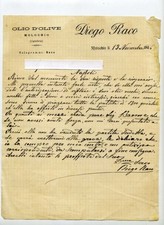 Lettera olio olive usato  Senigallia
