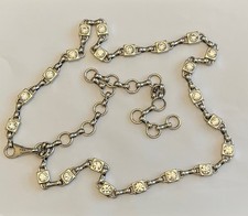 Adjustable silver tone for sale  LEEK