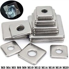 Arruelas de placa quadrada de aço inoxidável A2 M3 M4 M5 M6 M8 M10 M12 M14 M16 M18 M20 comprar usado  Enviando para Brazil