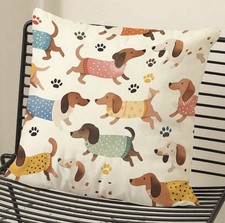 Dachshund cushion cover for sale  TEWKESBURY