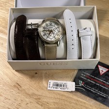 Relógio multifuncional feminino GUESS 3 peças com alças intercambiáveis U0093L2 comprar usado Relógio multifuncional feminino GUESS 3 peças com alças intercambiáveis U0093L2 comprar usado  Enviando para Brazil