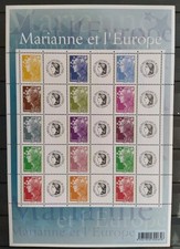 Feuillet timbres marianne d'occasion  Billom
