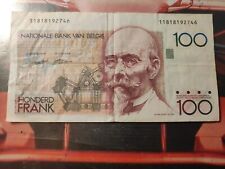 Billet belge 100 d'occasion  Saint-Savin