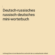 Deutsch russisches russisch gebraucht kaufen  Trebbin