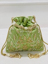 Bolsa Potli feita à mão | Potli de noiva | Bolsa de casamento | Bolsas Potli indianas | Sem tarifas comprar usado  Enviando para Brazil