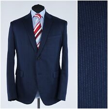 Jaqueta Blazer Masculina ZARA Listrada Esportiva 42R Tamanho EUA Azul Marinho Viscose comprar usado  Enviando para Brazil
