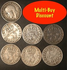 Threepence 1911 1936 for sale  SIDMOUTH