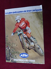 catalogue moto cross  KTM les plus puissantes de leur catégorie 125RV  250  420, usado comprar usado  Enviando para Brazil