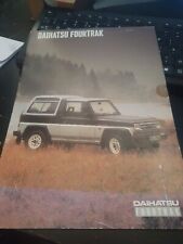 Daihatsu fourtrak brochure for sale  LOUGHBOROUGH