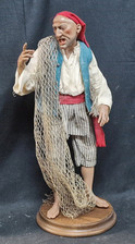 Presepe napoletano pescivendol usato  Napoli