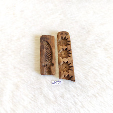 1920 Vintage Feito à Mão Primitivos Doces Moldes de Biscoito Par Decorativos de Madeira W283 comprar usado  Enviando para Brazil