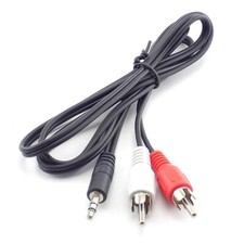 3.5mm rca audio for sale  RAINHAM