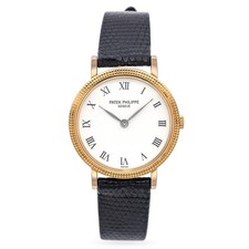 Relógio feminino Patek Philippe Calatrava quartzo ouro amarelo 18k ref 4819 comprar usado  Enviando para Brazil