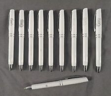 Lote de 10 canetas executivas de metal com impressão errada: BRANCO cano jumbo Vozzano HUB PEN comprar usado  Enviando para Brazil