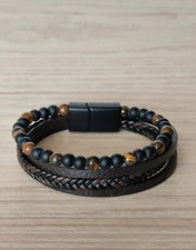 Magnifique bracelet tressé d'occasion  Bourg-Achard