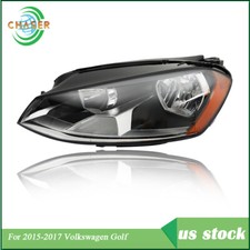 Farol halogênio preto para motorista/lado esquerdo Volkswagen Golf 2015-2017 comprar usado  Enviando para Brazil