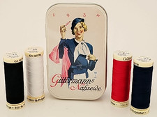 Gütermanns Näseide costura fio de seda caixa de lata 4 carretéis costurar todos os fios comprar usado Gütermanns Näseide costura fio de seda caixa de lata 4 carretéis costurar todos os fios comprar usado  Enviando para Brazil